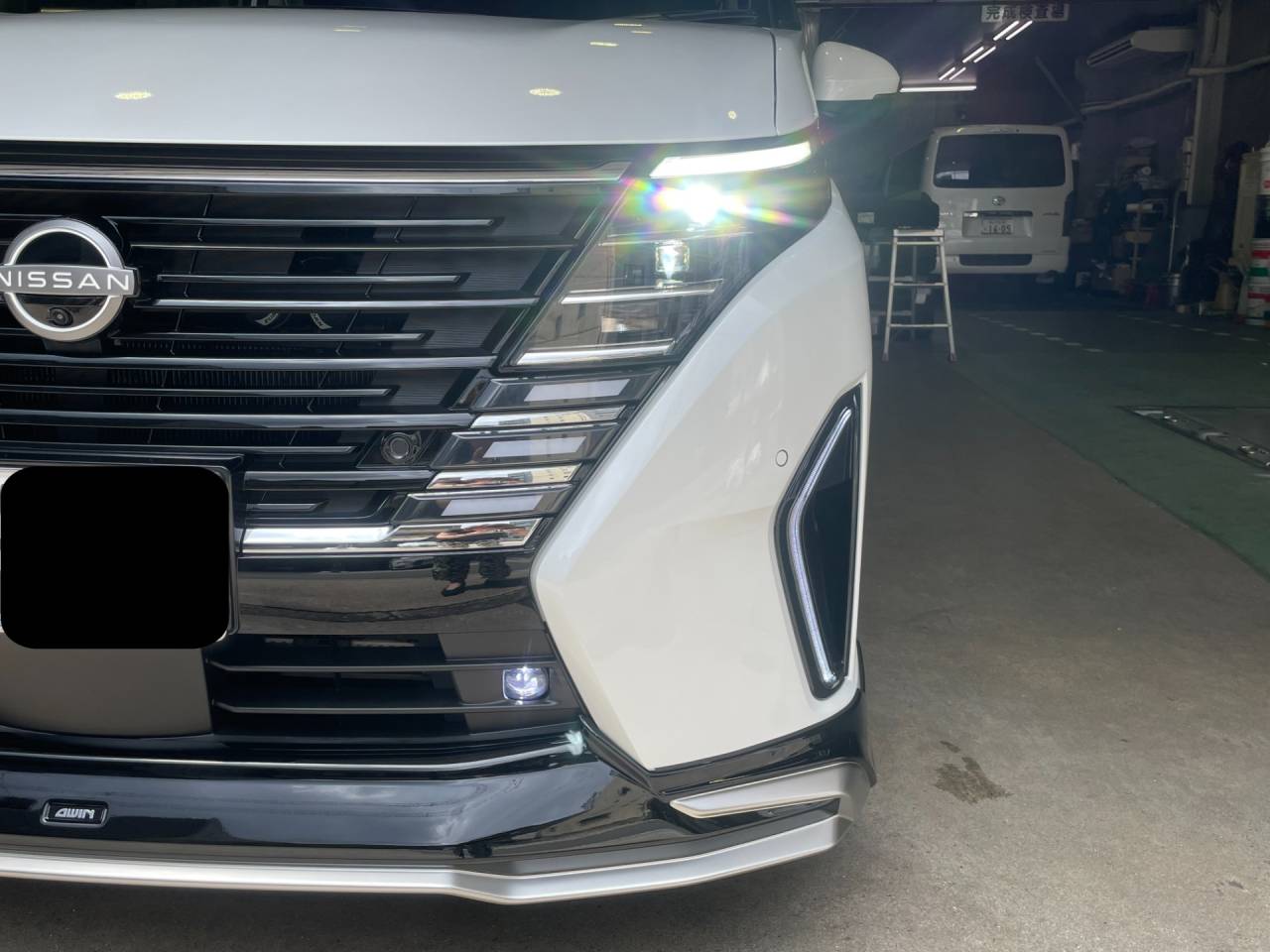 AWINエアロ！セレナ：フロントダイナミックパック 宮口自動車です