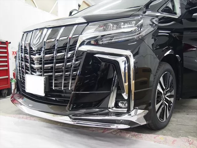 アルファードSCパッケージモデリスタは大阪の宮口自動車で取り付け施工を！！